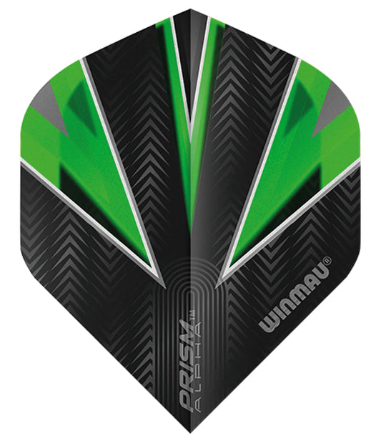 Winmau Prism Alpha Flights Green