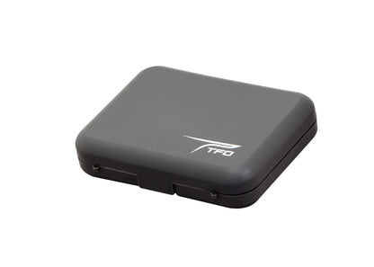 TFO Fly Box Slit Foam Grey w/ 3 Threaders
