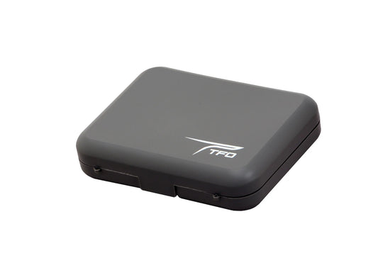 TFO Fly Box Slit Foam Grey w/ 3 Threaders
