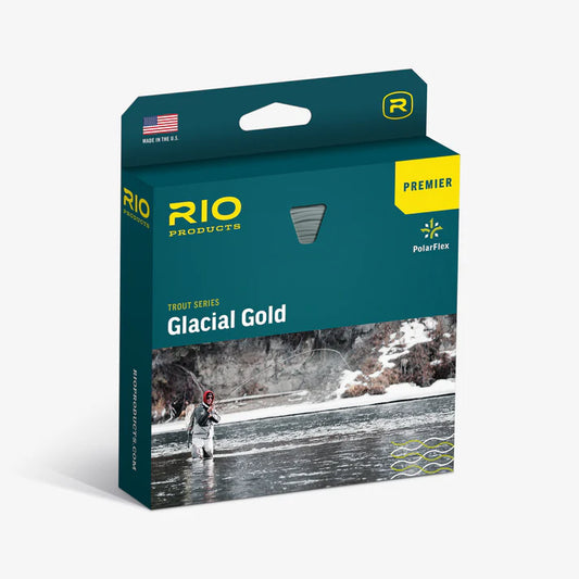 RIO Premier Glacial Gold Fishing Line Frost White/Glacial Green/Ice Blue WF8F