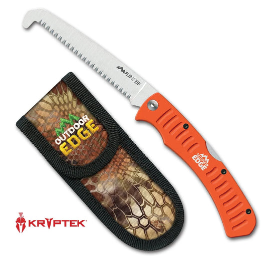 Outdoor Edge 4.5" Flip n' Zip™ Aluminum Handle Folding Saw