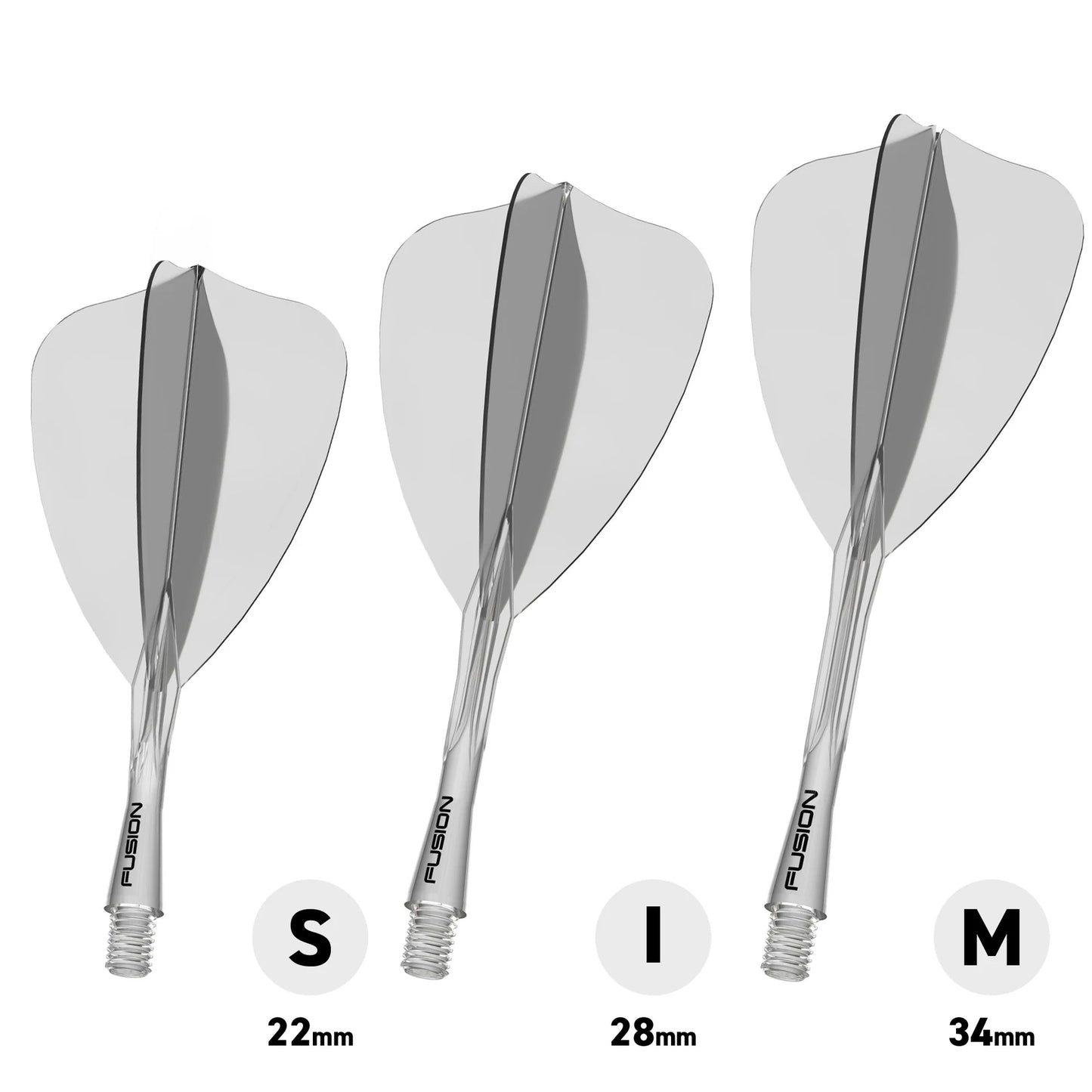 Winmau Fusion Arrow Clear Short