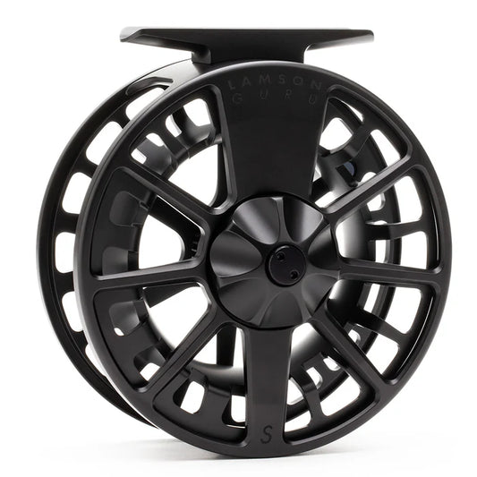 Lamson Guru S Fly Reel Blackout 7+