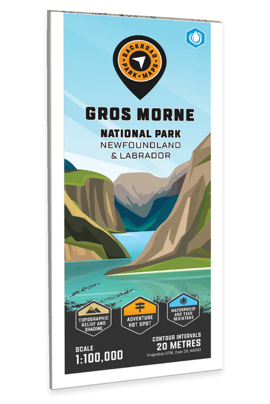 Backroad Maps Gros Morne National Park Map