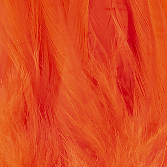 Shor Hackle 6" to 8" Hot Orange 3 g