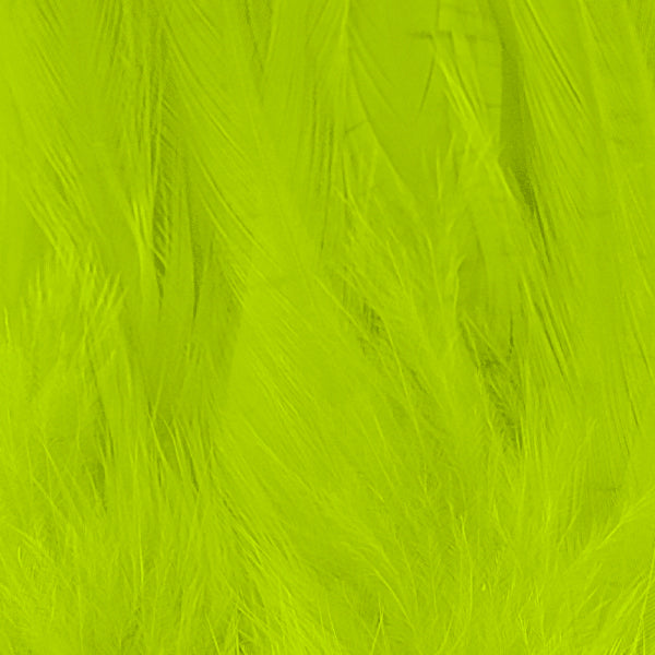 Shor Hackle 6" to 8" Fluorescent Chartreuse 3 g