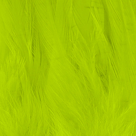 Shor Hackle 6" to 8" Fluorescent Chartreuse 3 g