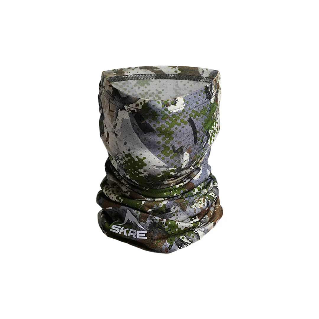 SKRE Ibex 300 Merino Neck Gaiter Summit Camo