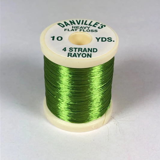 Danville 4-Strand Rayon Floss 300 Denier 10yd Insect Green