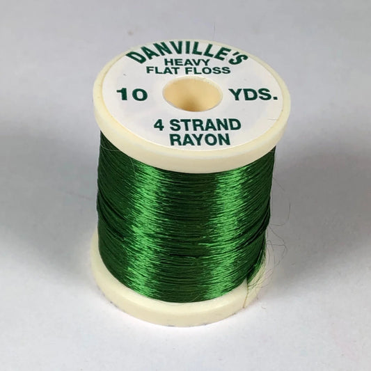 Danville 4-Strand Rayon Floss 300 Denier 10yd Green