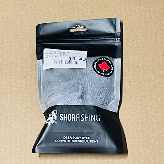 Shor Deer Body Dyed Grey from White 8 g