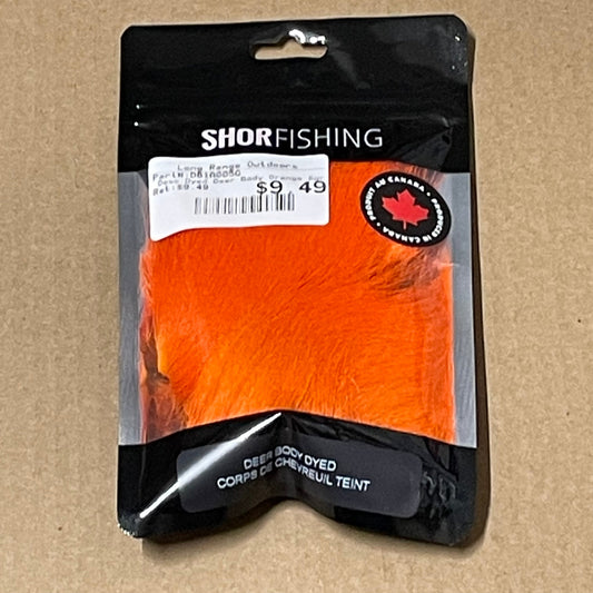 Shor Deer Body Dyed Orange from White 8 g