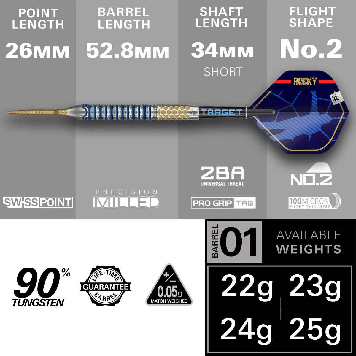 Josh Rock G1 SP Dart Set
