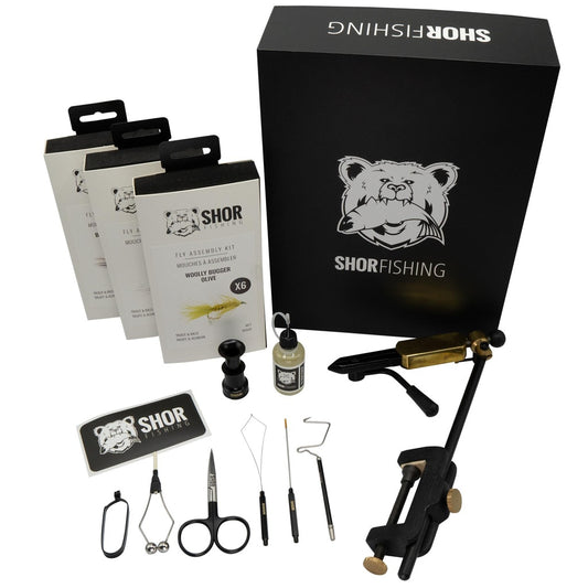 Shor Fly Tying Kit Gold Salmon