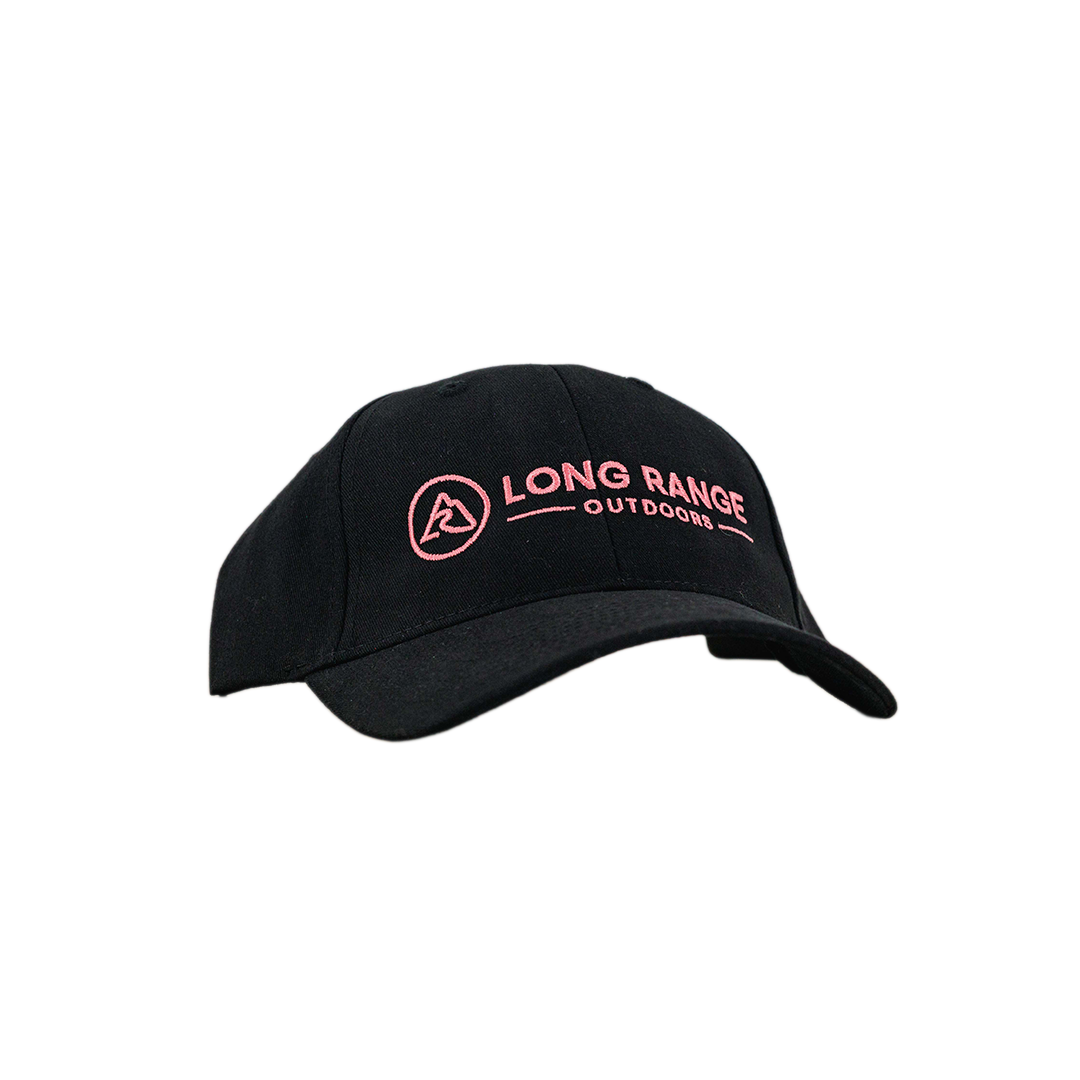 LRO Fullback Cap Black with Pink