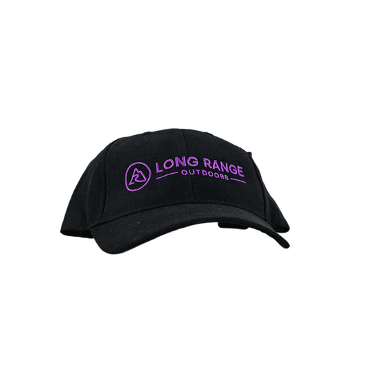 LRO Fullback Cap Black with Purple