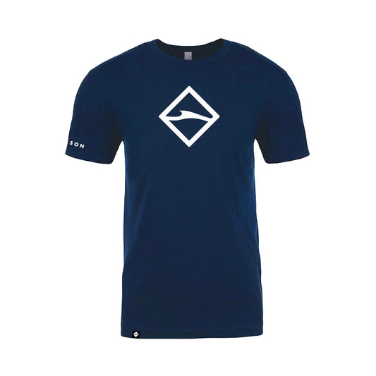 Lamson Diamond Logo T-Shirt Navy Size L