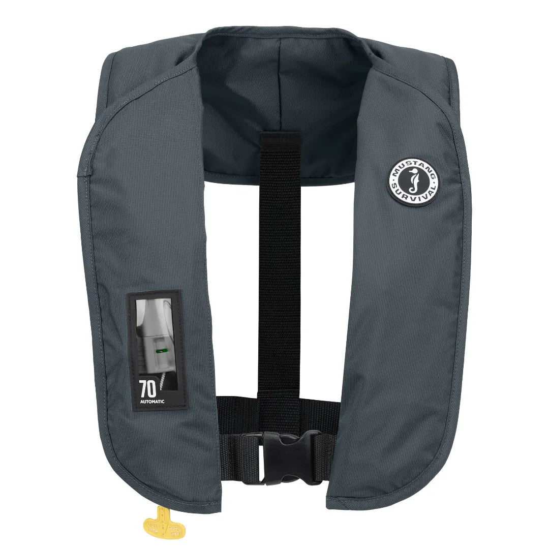 Mustang Auto Inflateable Life Jacket Grey