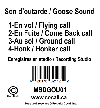 Cocall Goose Sounds Card