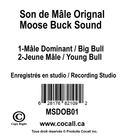 Cocall Moose Bull Sounds Card