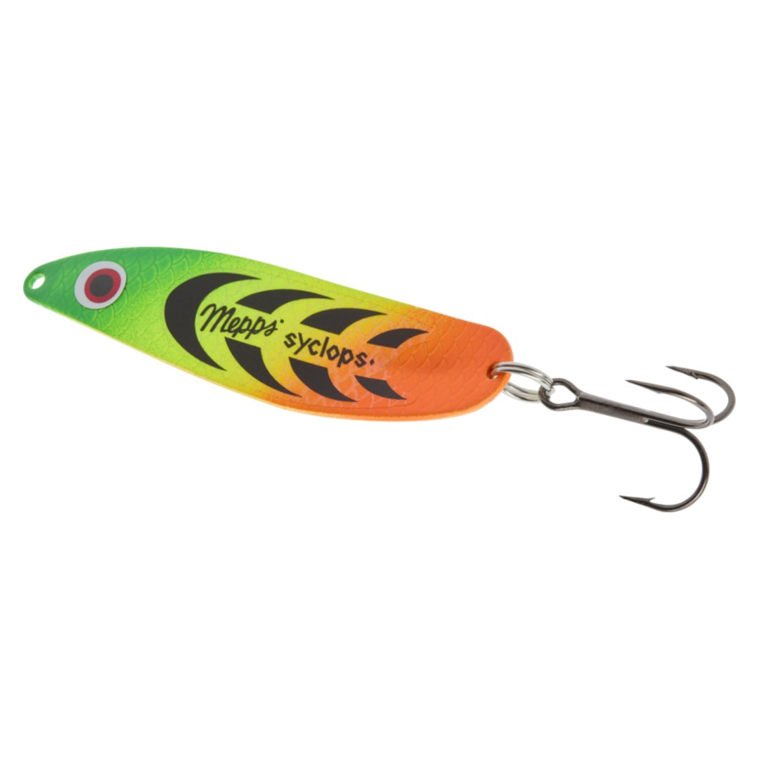 Mepps Syclops Fishing Spoon Plain Firetiger