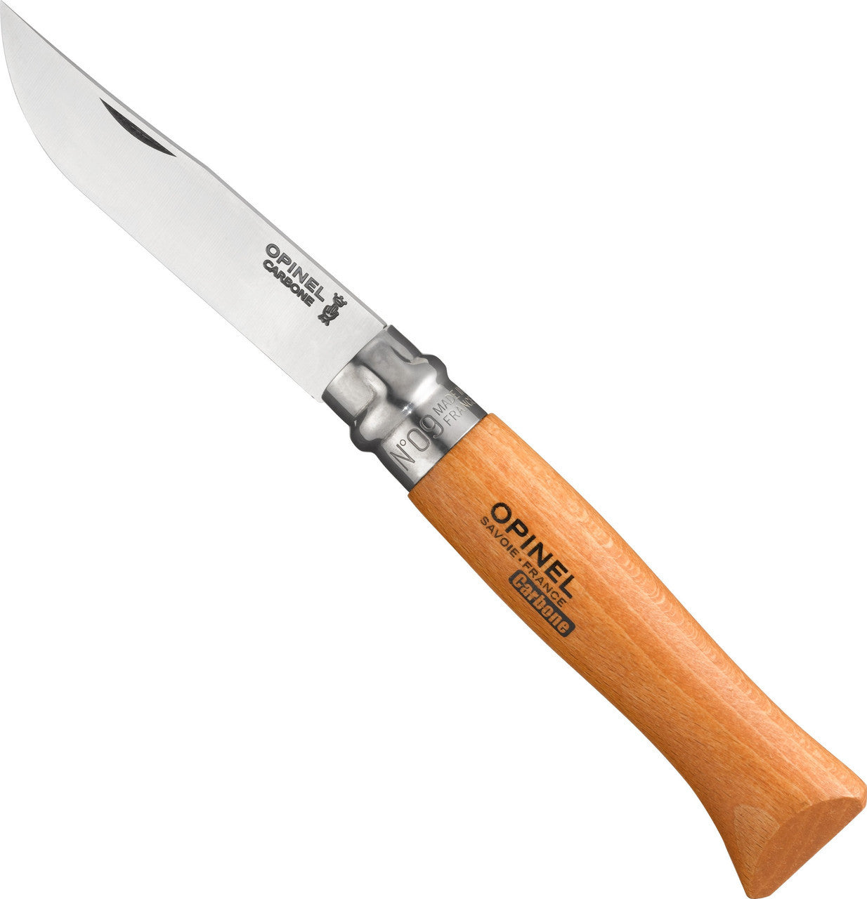 Opinel No. 09 Carbon Locking Pocket Knife