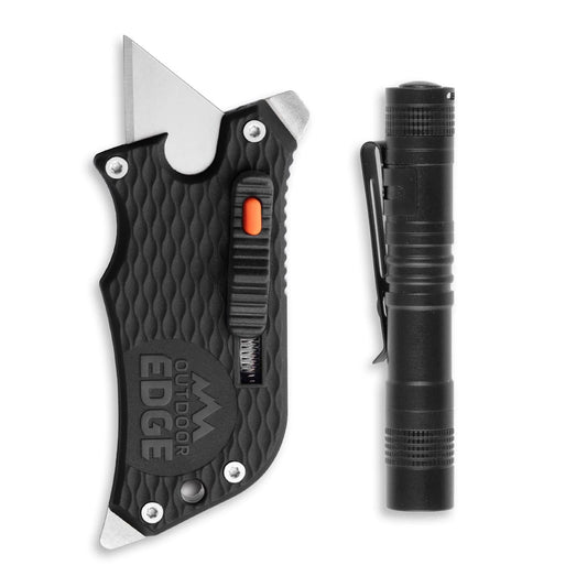 Outdoor Edge Slidewinder Flashlight Combo