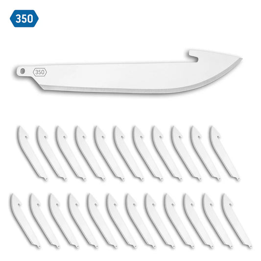 Outdoor Edge 3.5" Drop-Point Blades 24-Pack