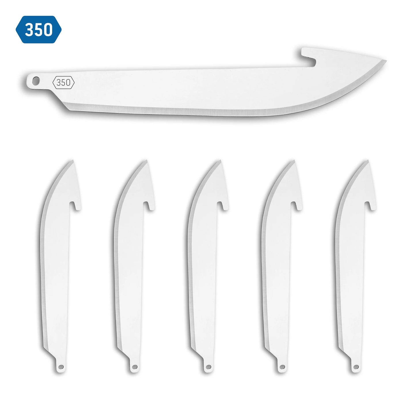 Outdoor Edge 3.5" Drop Point Blades 6 Pack