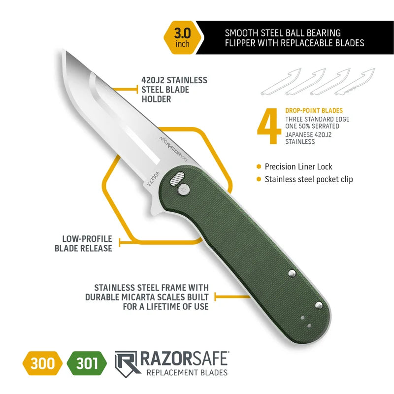 Outdoor Edge Razor VX3 Knife