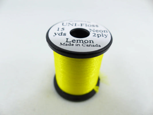 Uni-Floss Neon Lemon 2ply 15yd
