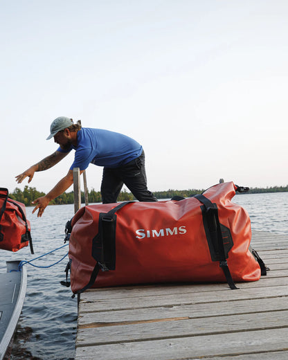Simms Dry Creek Duffel Bag 200 L Orange