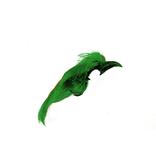Shor Golden Pheasant Crest Dyed Green