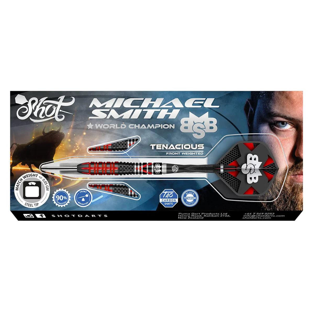 Shot Darts Michael Smith Tenacious 25 g