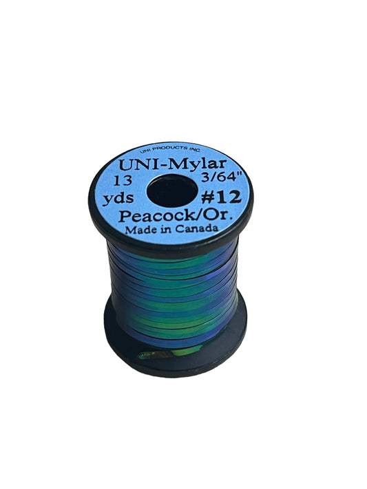 Uni-Mylar Peacock/Orange #14 20yd
