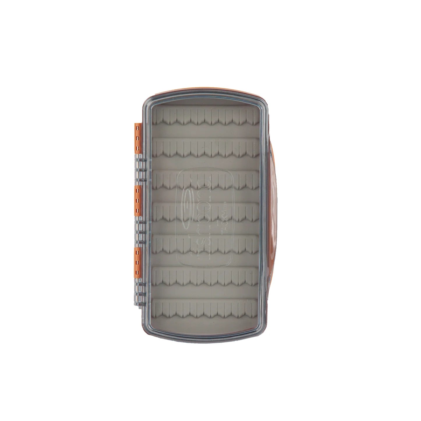 Fishpond Tacky Pescador Fly Box Clear/Burnt Orange Medium