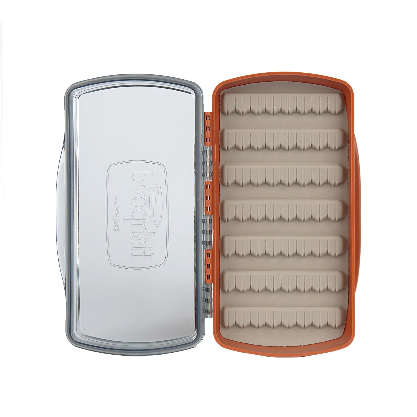 Fishpond Tacky Pescador Fly Box Clear/Burnt Orange Medium
