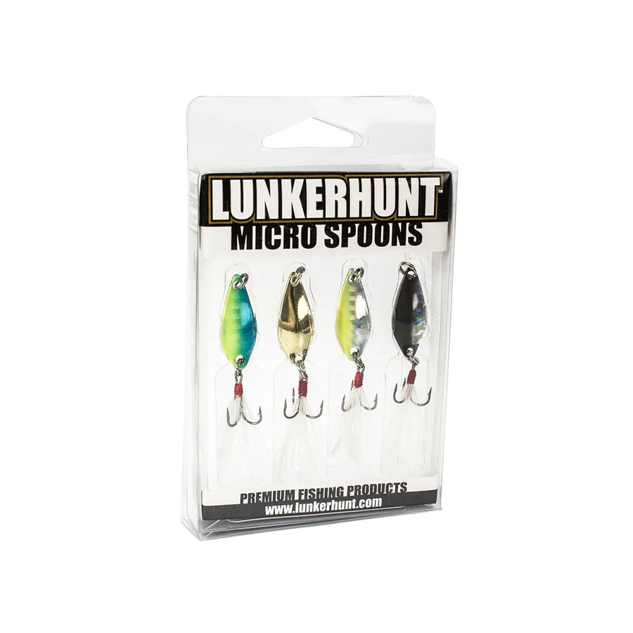 Lunkerhunt Micro Spoons Assorted 1/8oz 4pk