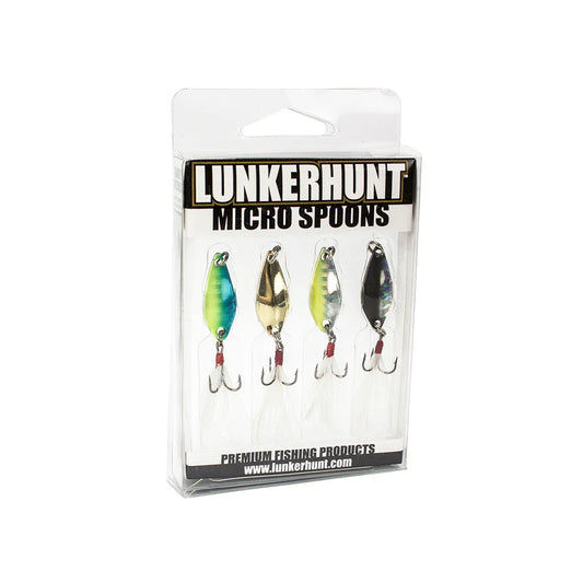 Lunkerhunt Micro Spoons Assorted 1/8oz 4pk