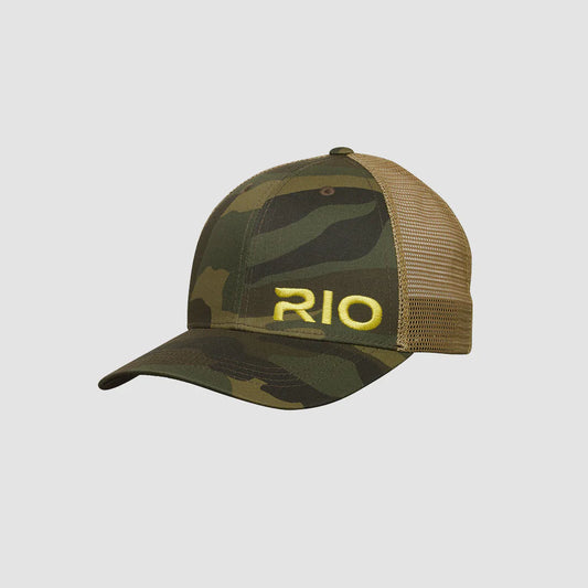 Rio Embroidered Logo Meshback Camo OS