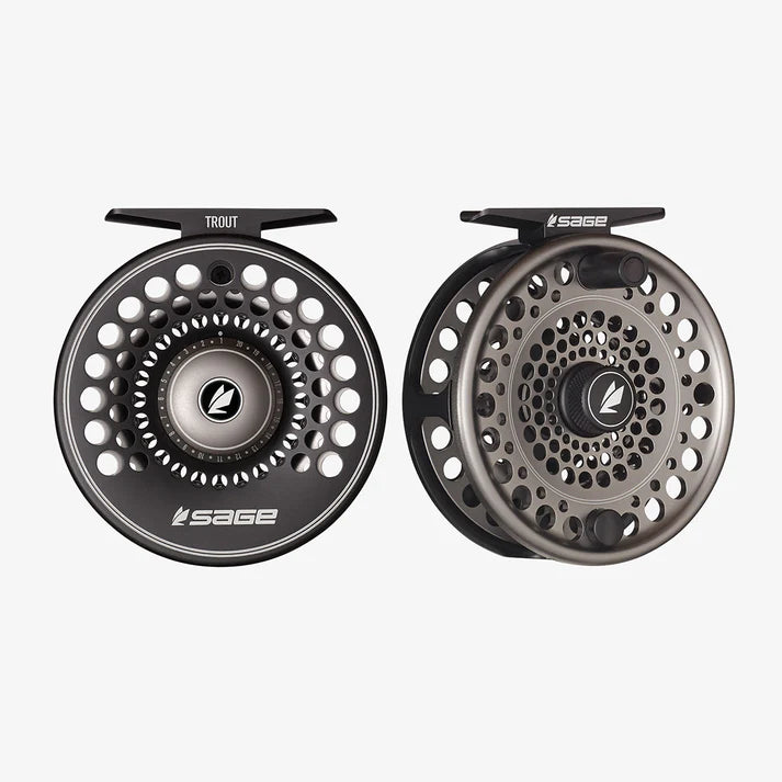 Sage Trout Series Fly Reel 6/7/8 Stealth/Silver