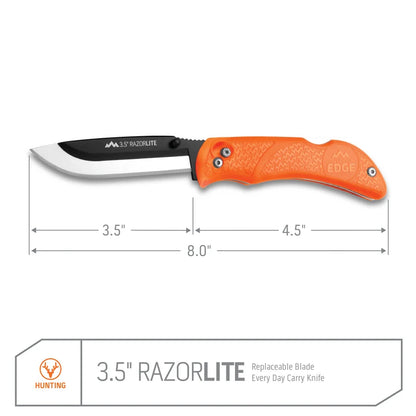 Outdoor Edge RazorPro L Knife Orange