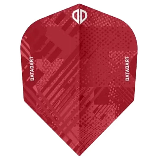 Datadart Grunge Flights Size 6 Red