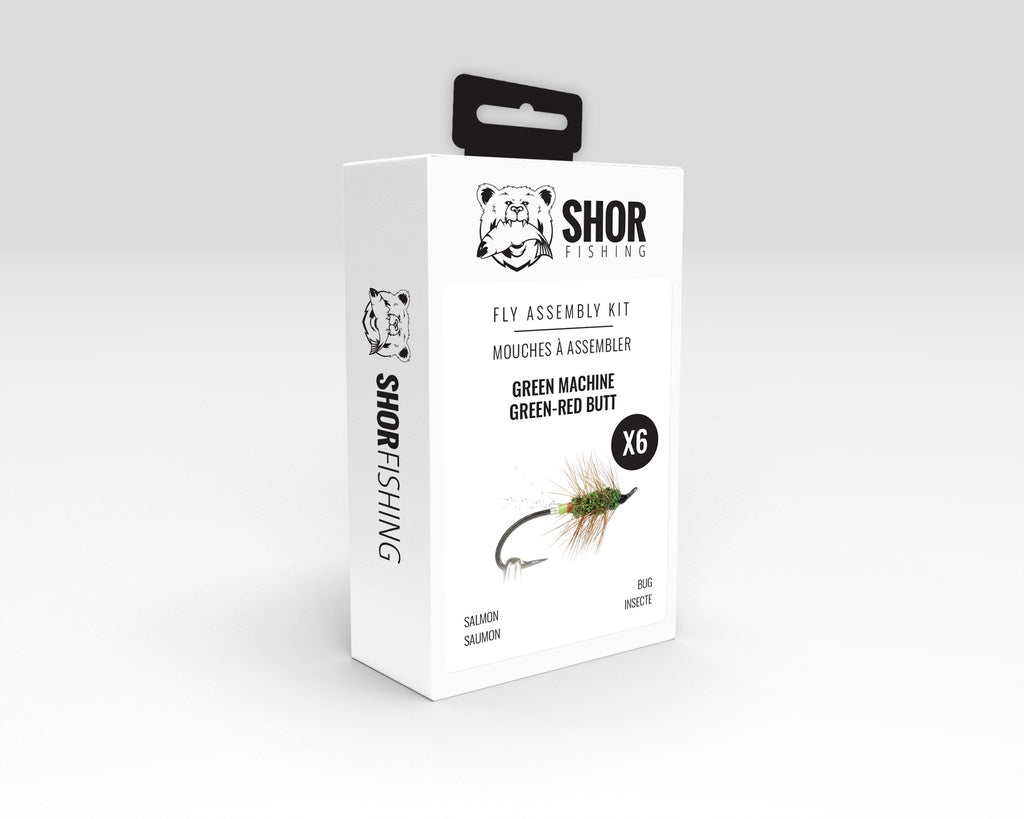 Shor Fly Assembly Kit Green Machine Green-Red Butt