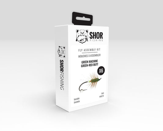 Shor Fly Assembly Kit Green Machine Green-Red Butt
