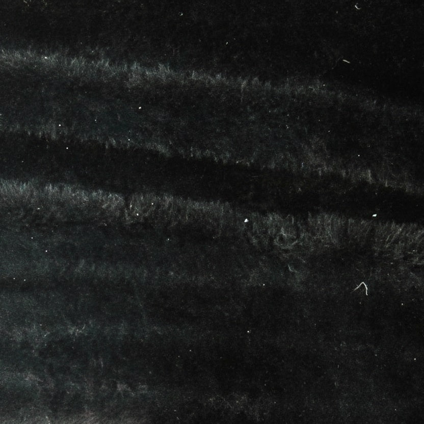 Shor Round Chenille Black 3 Yds 1 mm