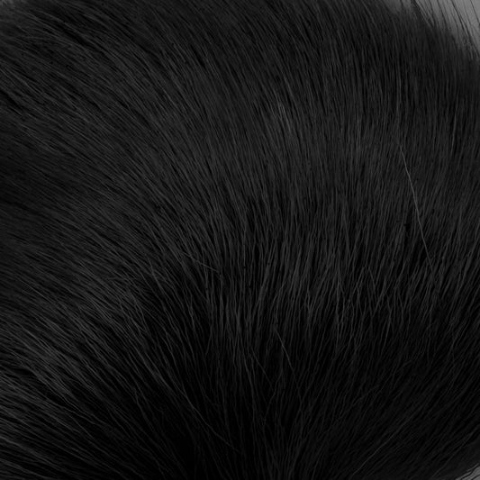 Shor White Reindeer Dyed Black