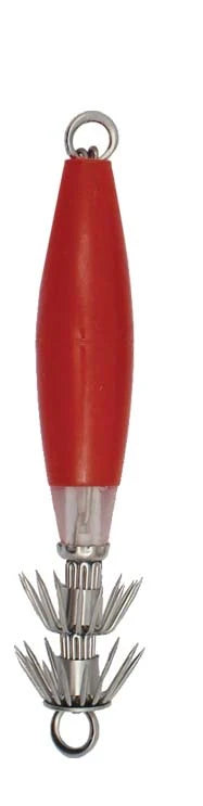 Compac Squid Jig Red 3.5" 10pk