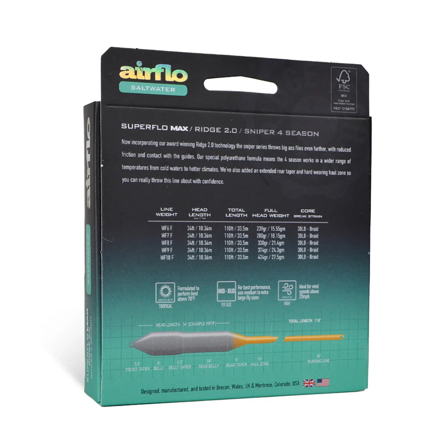 Airflo Sniper 4 Seasons Ridge 2.0 Floating 10wf