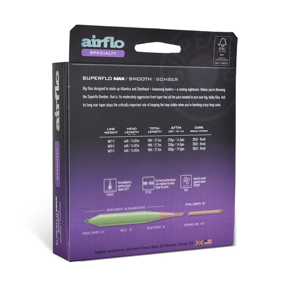 Airflo Superflo Max Bomber Fishing Line WF7F